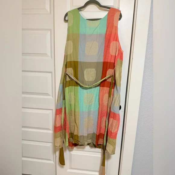 2X Ace & Jig Popcorn textile Midi Dress - Picture 3 of 11